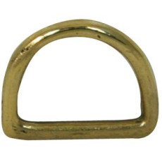 Dee Ring 7/8 (22mm) Brass